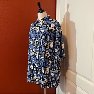 Walt Disney x Reyn Spooner Men’s Pixar The Incredibles Spun Rayon Hawaiian Shirt